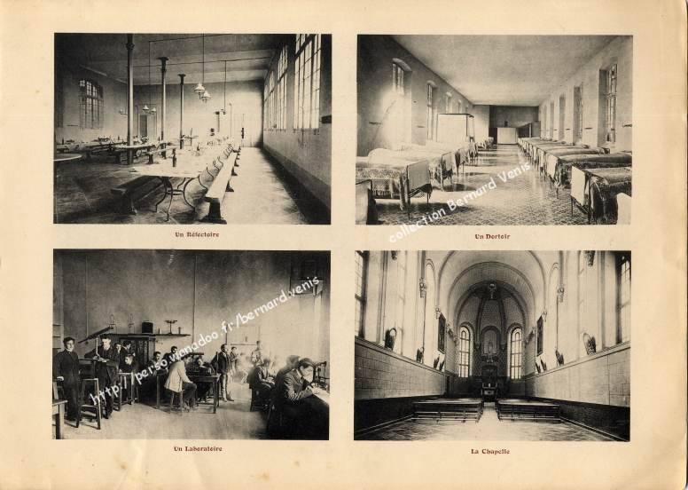 Comment ça chapelle? un réfectoire, un dortoir, un laboratoire..