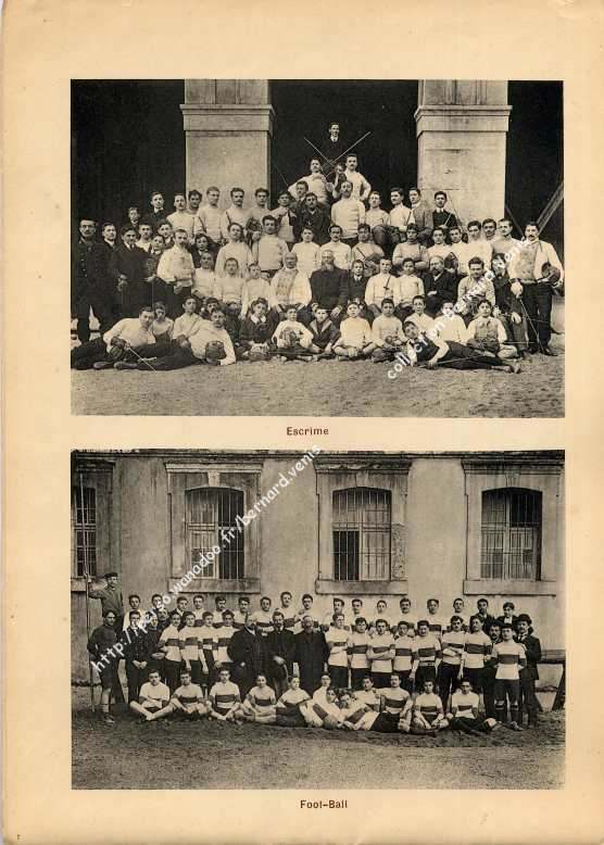 du sport avec l'escrime et le foot-ball