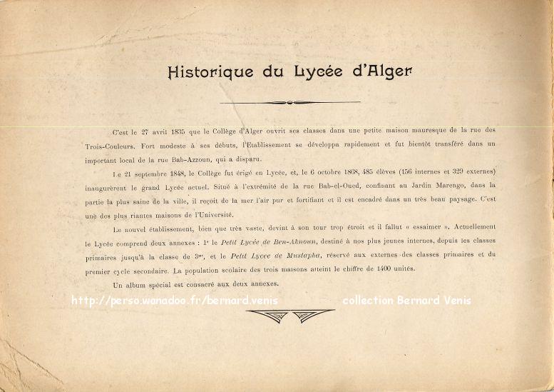 historique du lycée