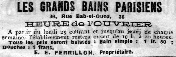 Les grands bains parisiens 