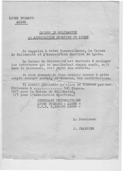 caisse de solidarité