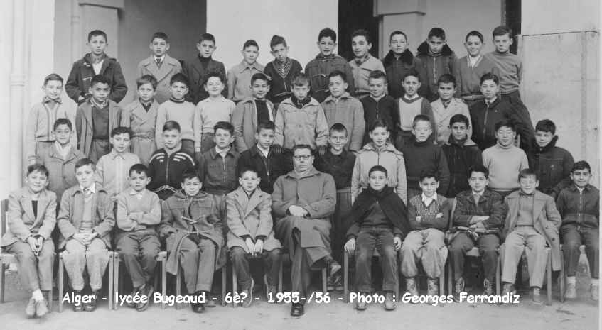 Sixième A2, 1955-56, professeur : mr.Boyer (français, latin)