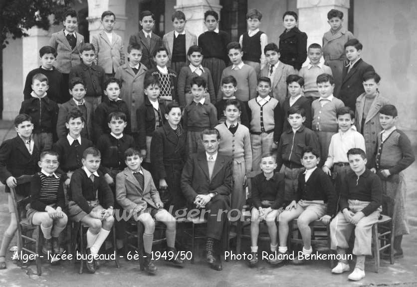 Classe de sixième, 1949-1950, M. Legay (professeur d’histoire-géo)