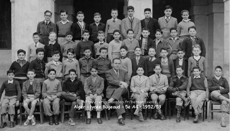 classe de 5èA4, 1952-1953