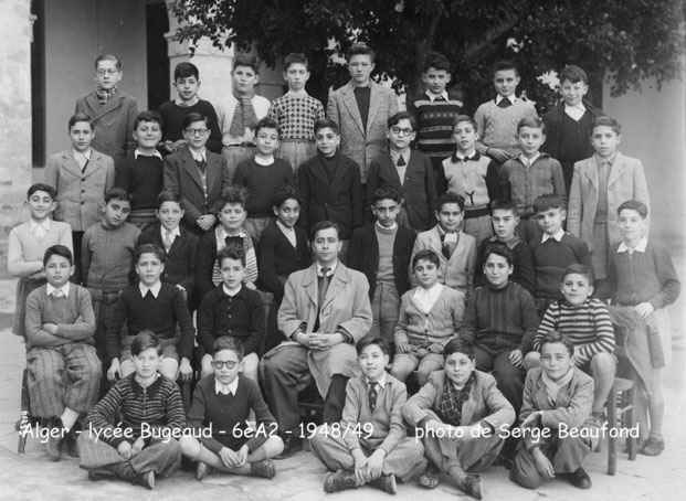 la 6è A2, 1948-1949, professeur de math: mr. Péan 