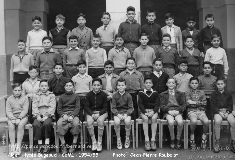 classe de 6ème M1, 1954-1955: