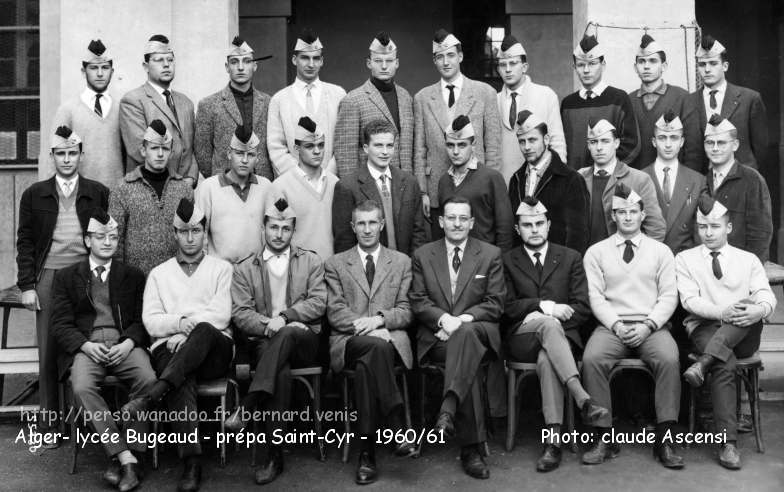 Prépa Saint-Cyr, 1960-1961, M. JOULIN, professeur d'histoire, M. MALLET, surveillant général