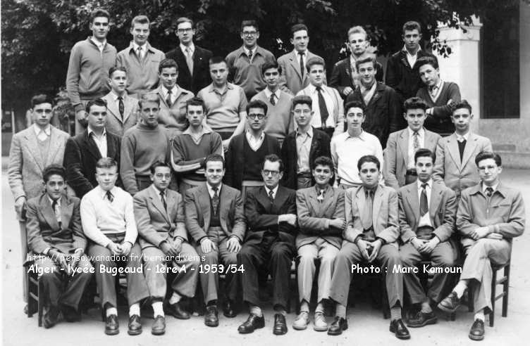 Classe de 1ère A, 1953-1954