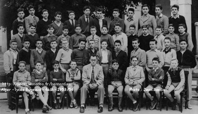 classe de 4èM, 1953-1954