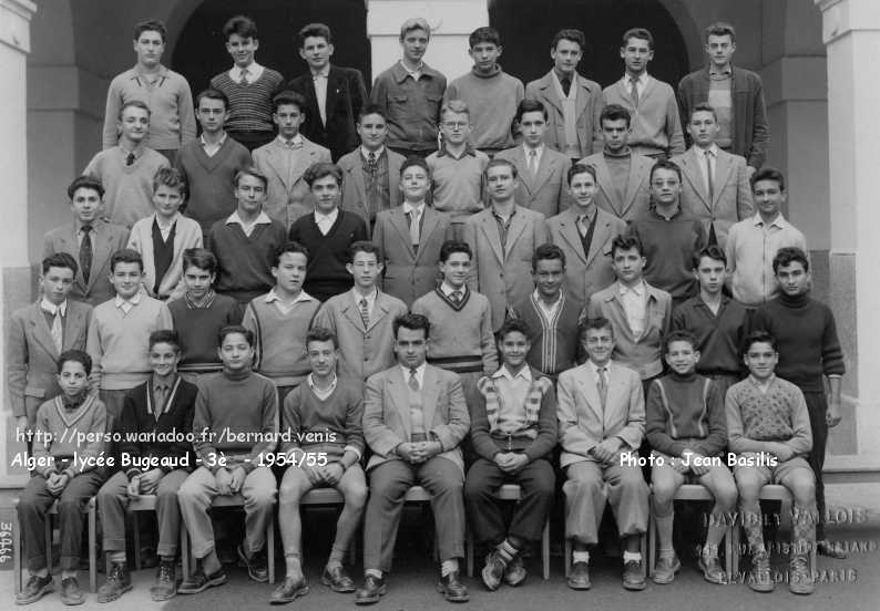 classe de 3è, 1954-1955