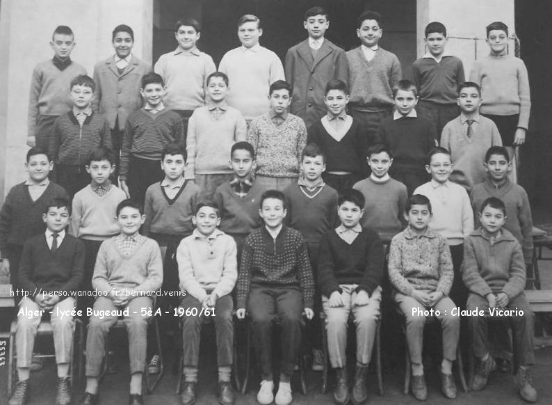 classe de 5è A, 1960-1961