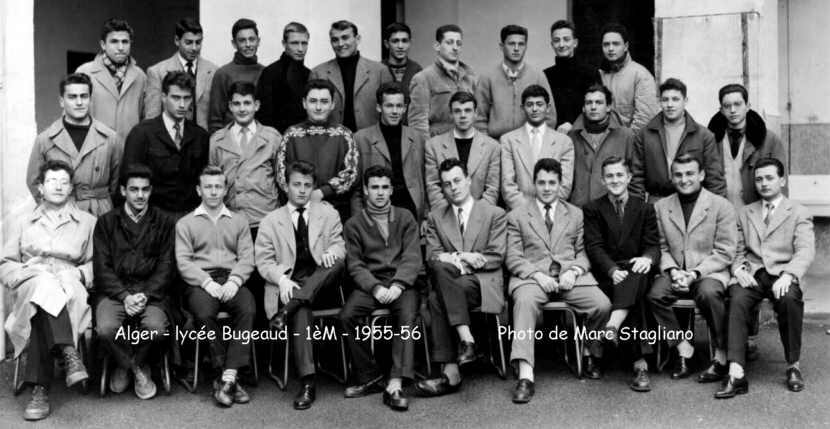 classe de 1ère M, 1955-56