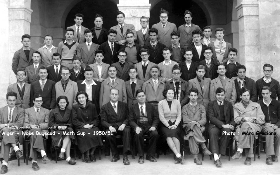classe de Math Sup, 1950-1951, Professeur : Mr Durupt