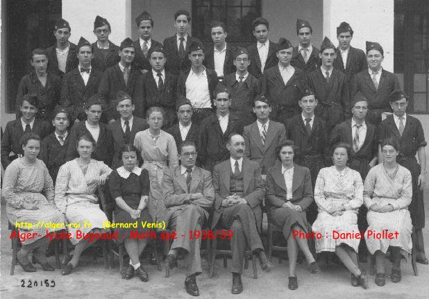 Mathématiques spéciales, 1938-1939 