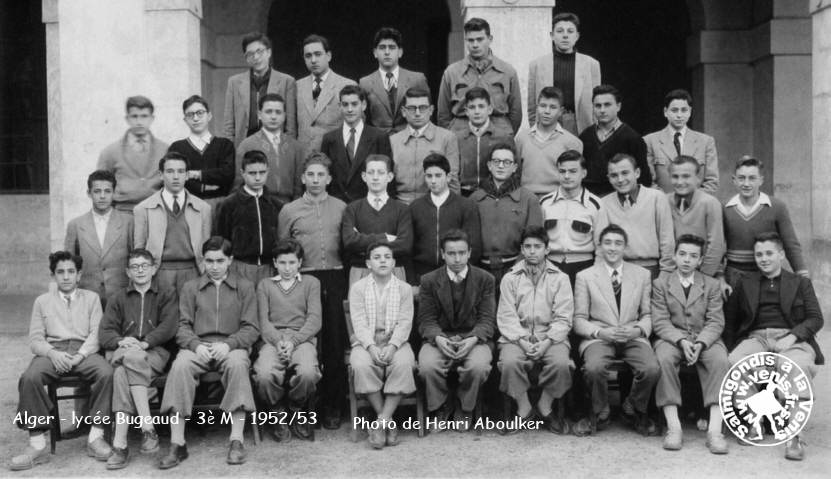 classe de3ème M, 1952-53