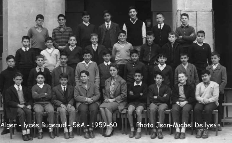 La 5ème A en 1959-60