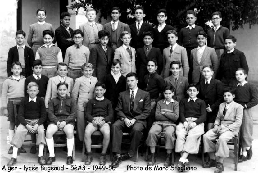 classe de 5ème A3, 1949-50