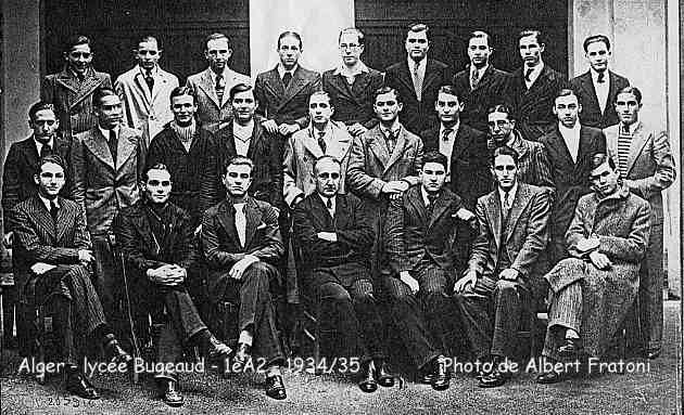 classe de 1èA2, 1934-1935, 