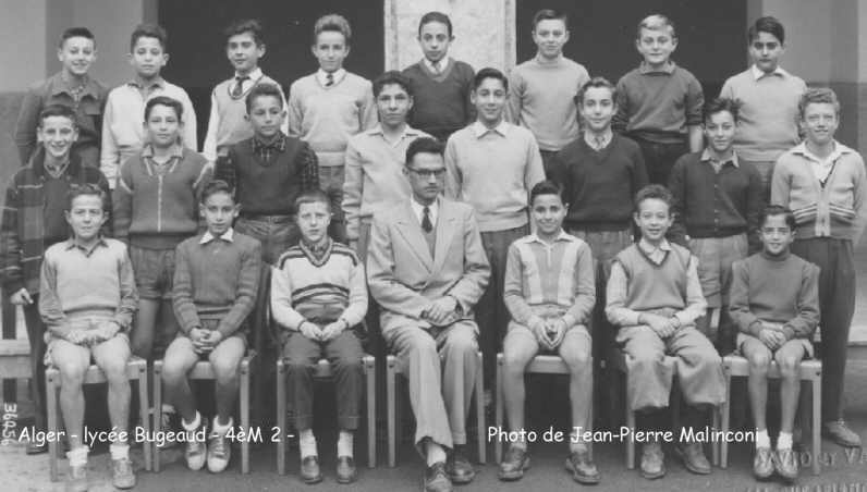 classe de 4è M2, 1955-1956