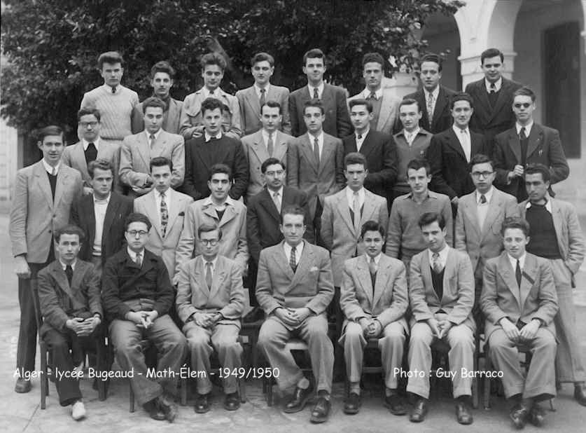 la Math-Élem, 1949-1950, cours de philosophie avec Mr Voldoire.