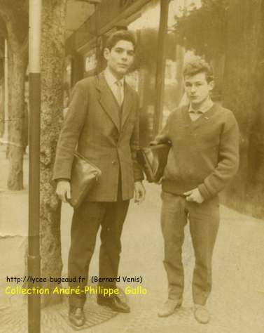 André GALLO et Christophe SEGUI (dit " Rito ") le 8/01/58
