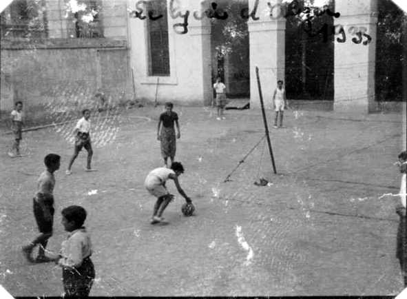 Photos de la cour de gym prises par M.Walter