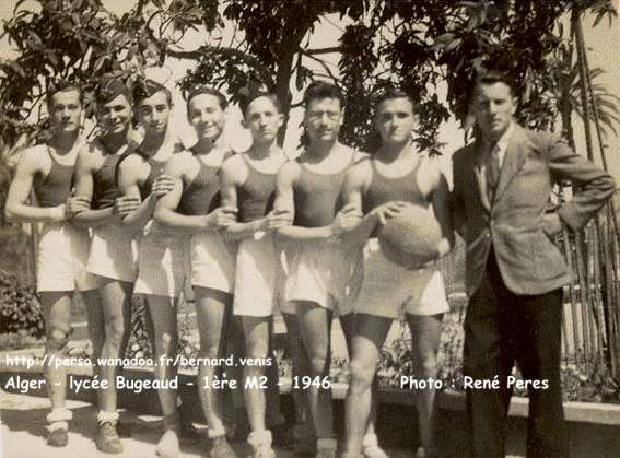 Lycée Bugeaud équipe de basket championne d'Algérie scolaire