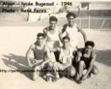 Equipe championne d'Algérie, 1946, envoi de René Peres 