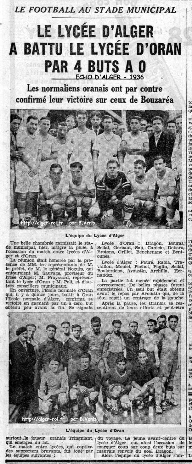 lycee bugeaud bat lycee d'oran,1936